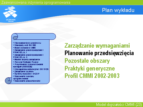 Plan wykładu