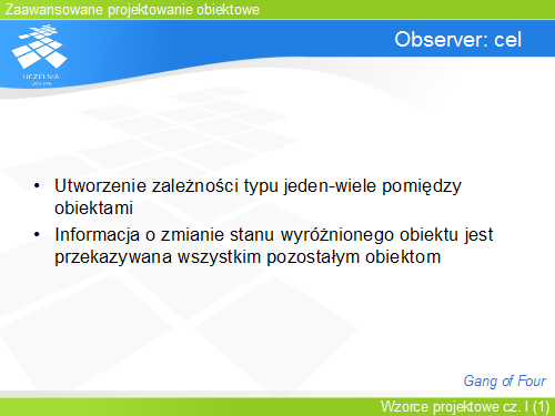 Observer: cel