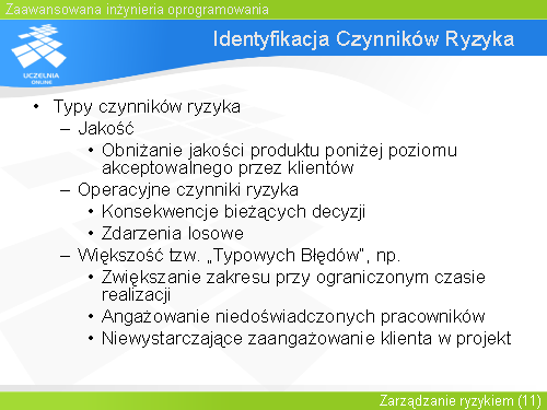Identyfikacja Czynników Ryzyka(2)