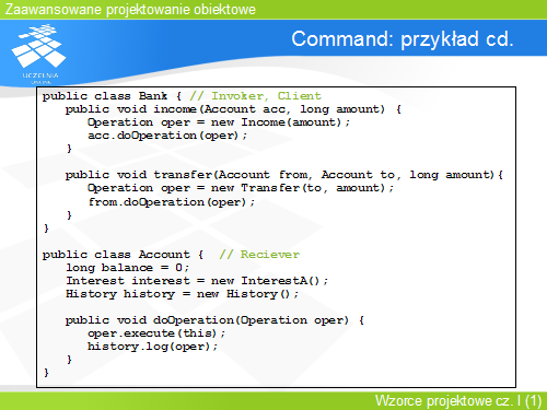 Command: przykład cd.