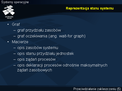 Reprezentacja stanu systemu