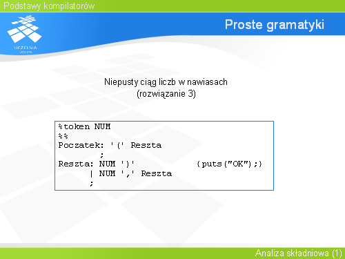Proste gramatyki(2)