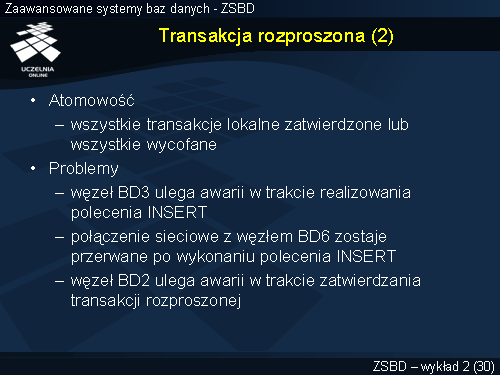 Transakcja rozproszona (2)