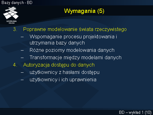 Wymagania (5)