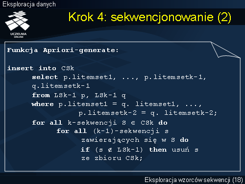Krok 4: sekwencjonowanie (2)