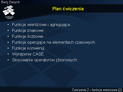 Plan ćwiczenia