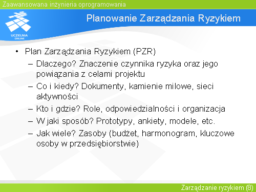 Planowanie Zarządzania Ryzykiem(4)