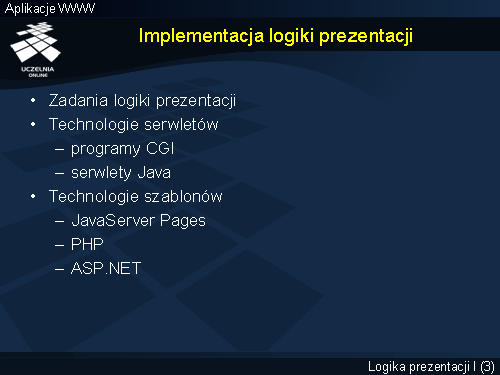 Implementacja logiki prezentacji