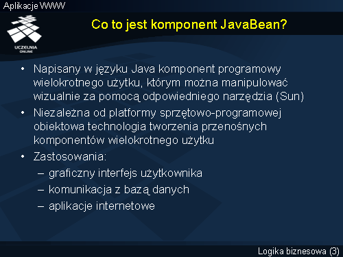 Co to jest komponent JavaBean?