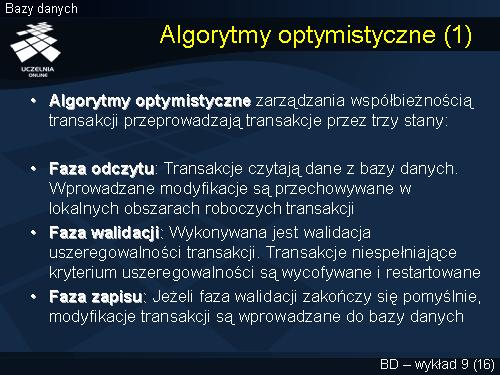 Algorytmy optymistyczne (1)