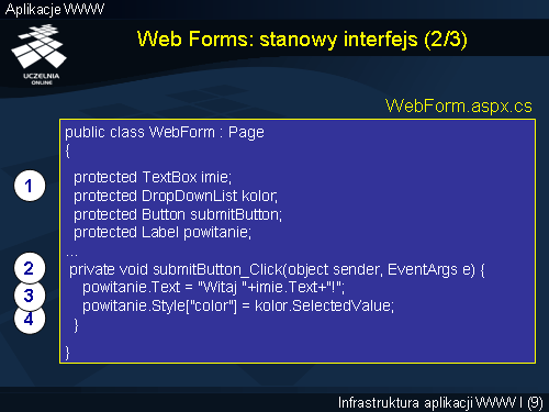 Web Forms: stanowy interfejs (2/3)