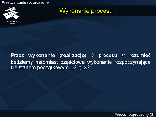 Wykonanie procesu