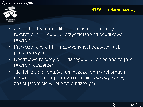 NTFS — rekord bazowy