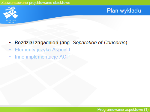 Plan wykładu(1)