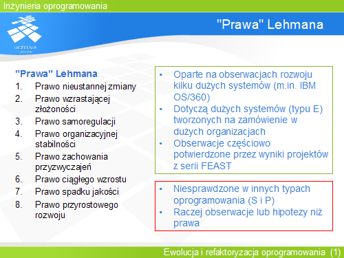 "Prawa" Lehmana