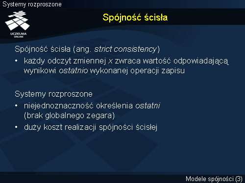Spójność ścisła