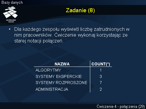Zadanie (8)