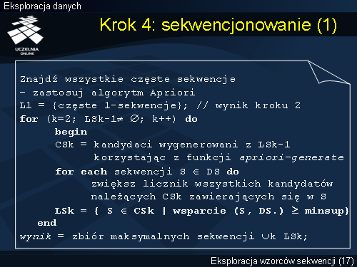 Krok 4: sekwencjonowanie (1)