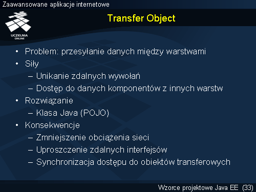 Transfer Object
