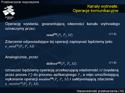 Kanały wytrwałe: Operacje komunikacyjne