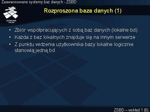 Rozproszona baza danych (1)