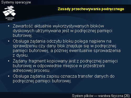 Zasady przechowywania podręcznego