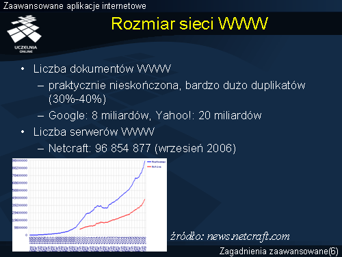 Rozmiar sieci WWW