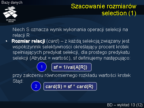 Szacowanie rozmiarów selection (1)