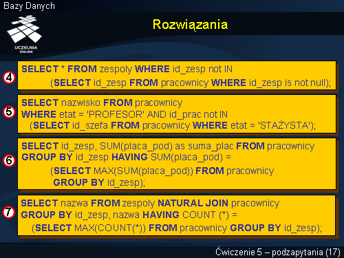 Rozwiązania