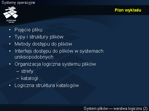 Plan wykładu