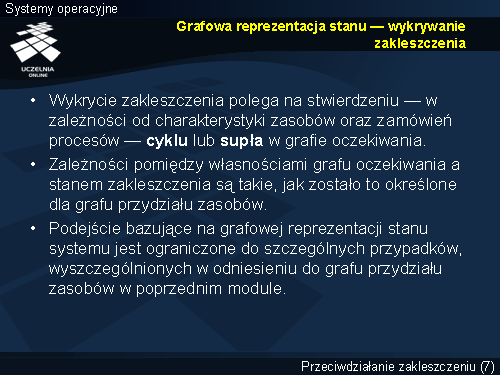 Grafowa reprezentacja stanu — wykrywanie zakleszczenia