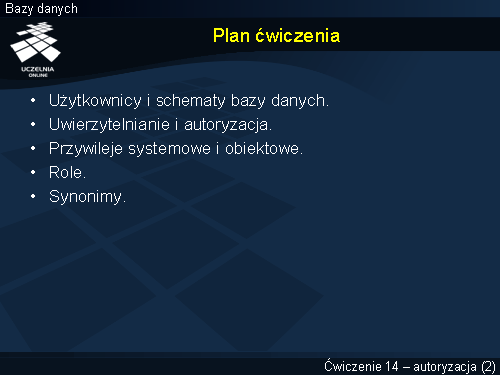 Plan ćwiczenia