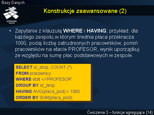 Konstrukcje zaawansowane (2)