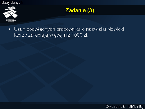 Zadanie (3)