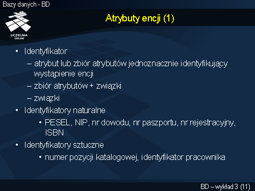 Atrybuty encji (1)