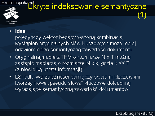 Ukryte indeksowanie semantyczne (1)
