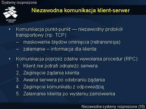 Niezawodna komunikacja klient-serwer