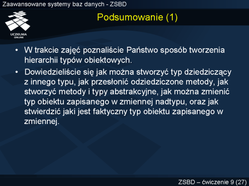 Podsumowanie (1)