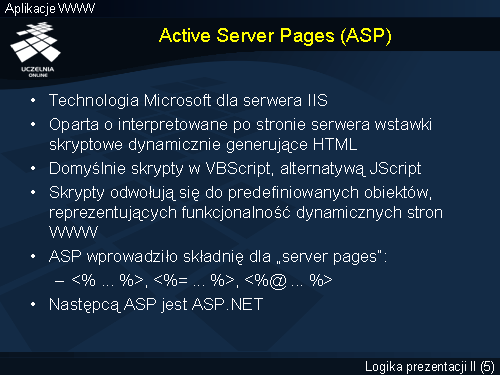 Active Server Pages (ASP)