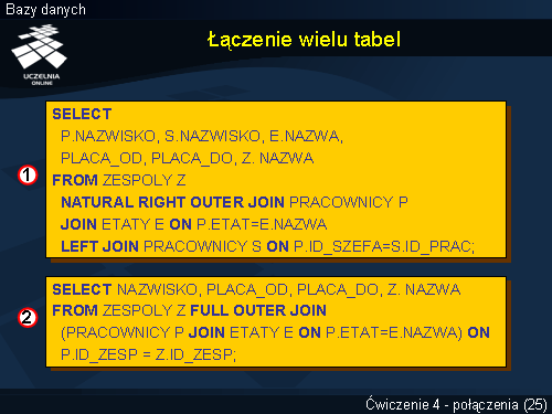 Łączenie wielu tabel