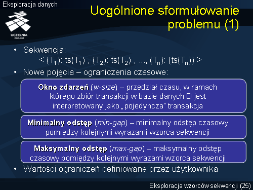 Uogólnione sformułowanie problemu (1)(1)