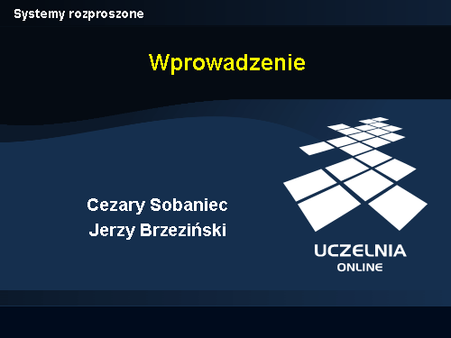 Systemy rozproszone