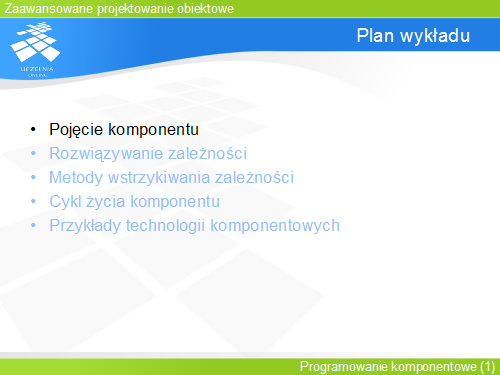 Plan wykładu(1)