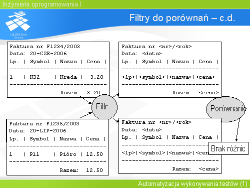Filtry do porównań – c.d.