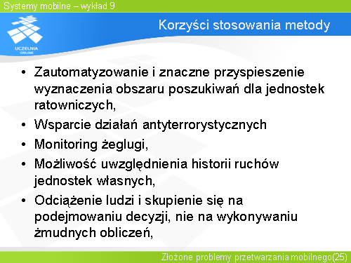 Korzysci stosowania metody