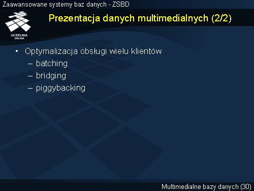 Prezentacja danych multimedialnych (2/2)