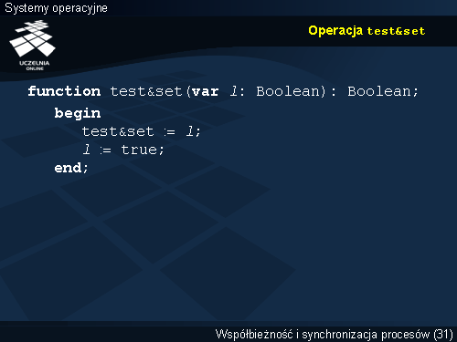 Operacja test&set