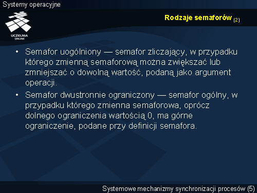 Rodzaje semaforów (2)