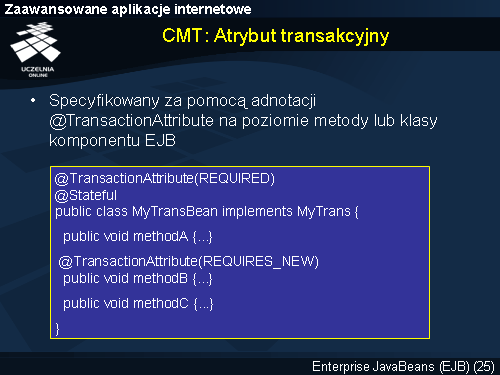 CMT: Atrybut transakcyjny