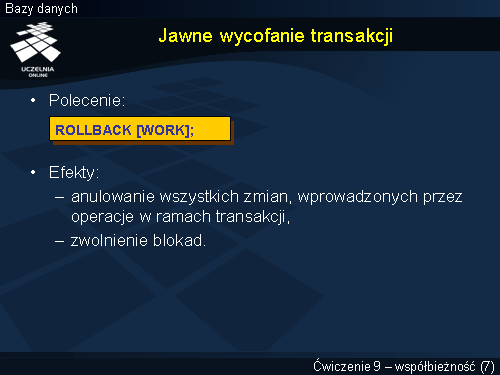Jawne wycofanie transakcji